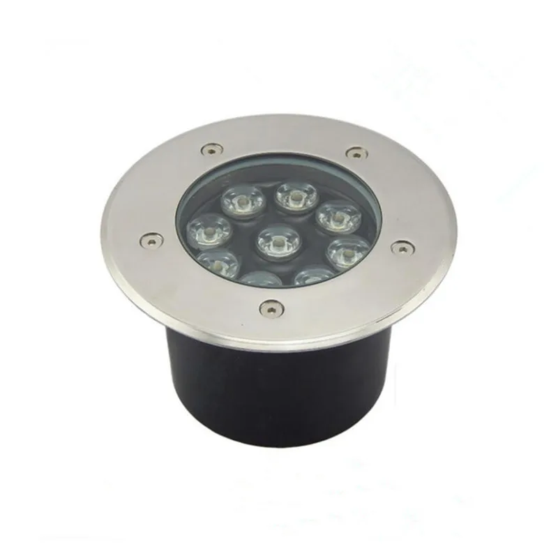 

9W Warm Cold White Led underground light Buried Recessed Floor Inground Yard Path Landscape Lamp Outdoor Lighting