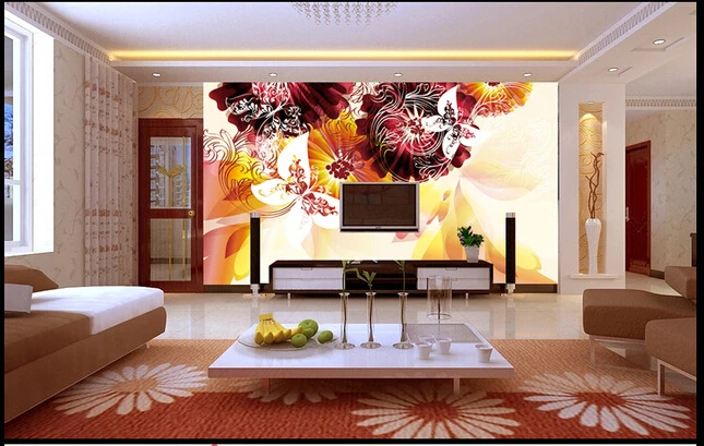 

The custom 3D murals,Ancient Chinese style flowers papel de parede,living room sofa TV wall bedroom wall paper