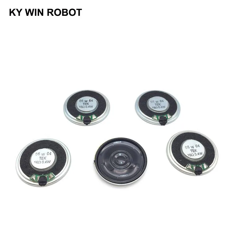 5pcs/lot New Ultra-thin Mini speaker 16 ohms 0.4 watt 0.4W 16R speaker Diameter 28MM 2.8CM thickness 5MM