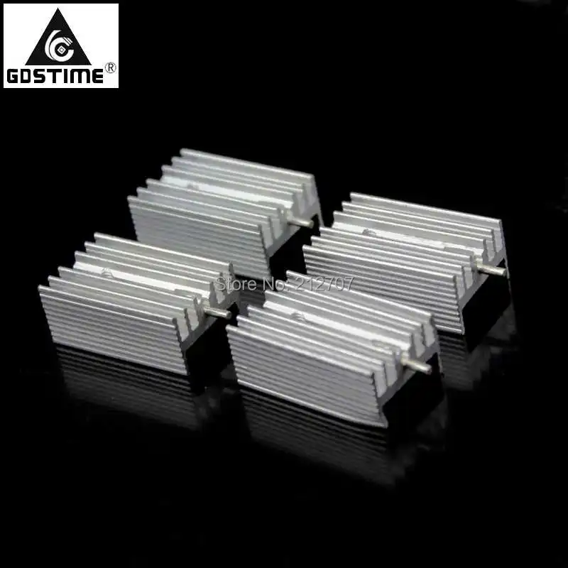 200Pcs Gdstime TO-220 TO220 Heat Sink 21x15x11mm Aluminum TO 220 Heatsink Radiator Cooler Cooling