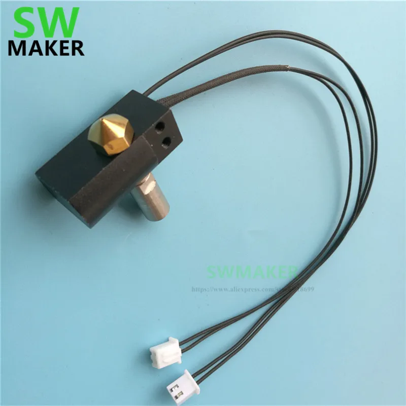 

Wanhao Duplicator 6 3D printer spare parts D6 MK11 hotend kit +heater cartridge+ PT100 thermocouple set