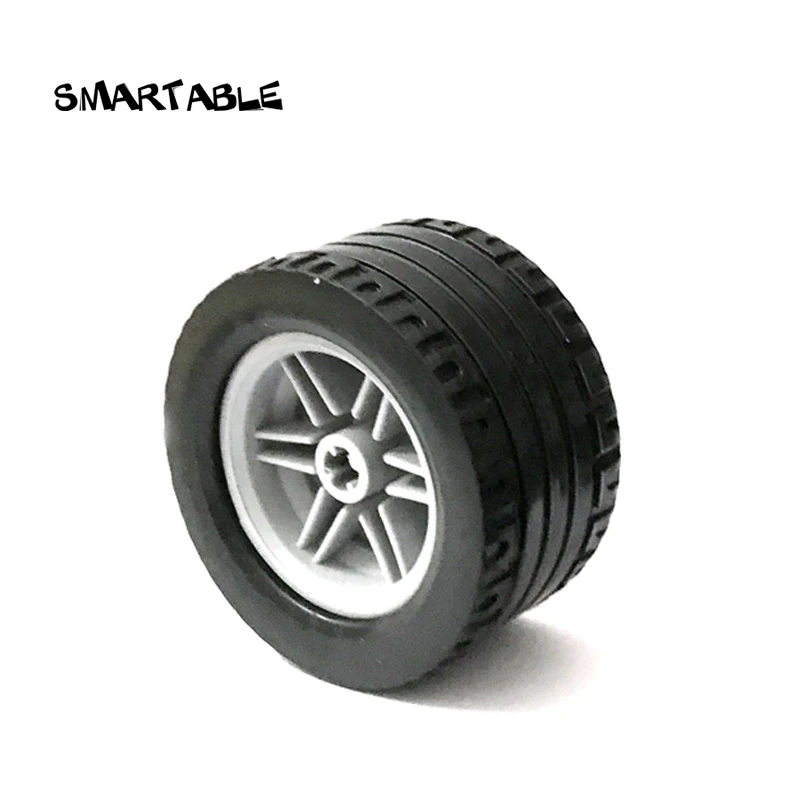 Smartable High-Tech Rims Ev3 24x7/ 43.2x22/56x28 mm wheel parts building block Toys Compatible 13971/44309/56908 gift