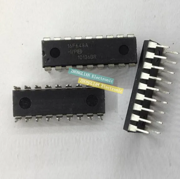 

10pcs / lot Free Shipping PIC16F648A-I/P PIC16F648A 16F648A-I/P 16F648A 18-DIP 100% NEW