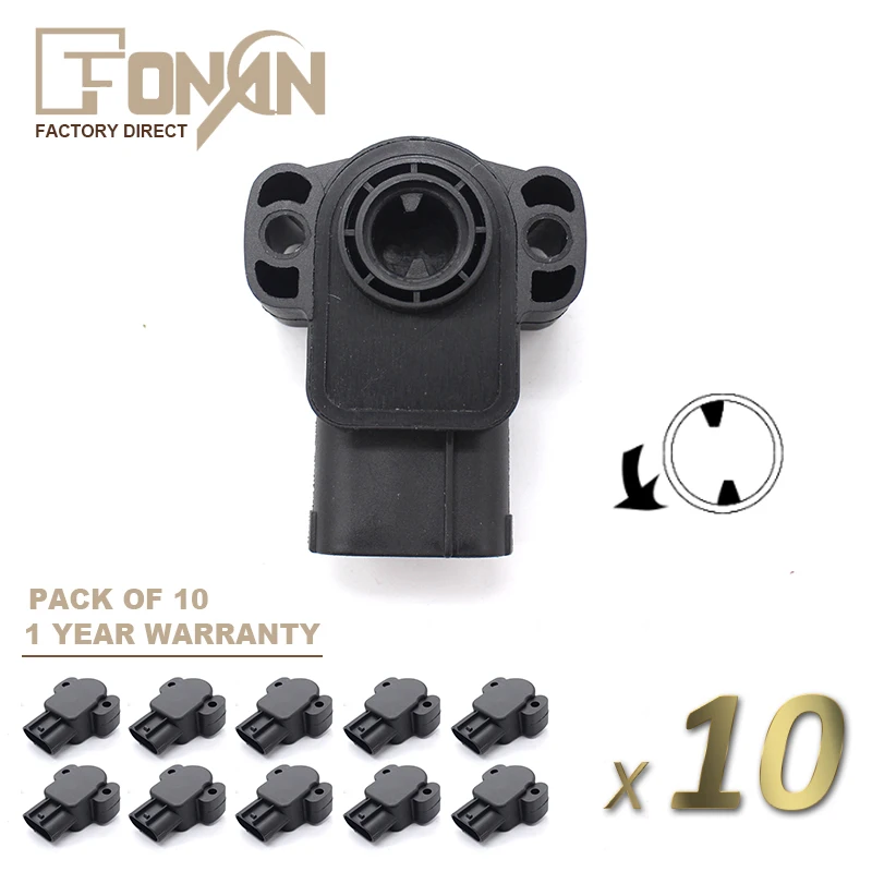 

3 Pins TPS Throttle Position Sensor For Mazda Ford Ranger Mercury 3.0L 4.0L V6 TH198 5S5109 F5RF9B989BA F5RZ9B989B F5RZ9B989BA