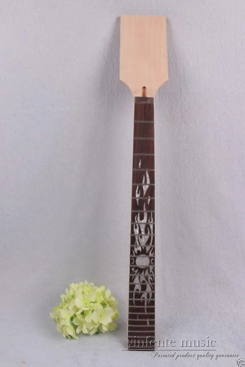 

1pcs Electric guitar neck 24 fret mahogany rose Fretboard Truss Rod New #887