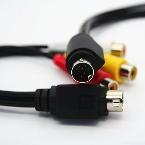 MMI kabel AV 9 PIN S-VIDEO do 3 RCA składnika ADAPTER TV przewód kabel nowy