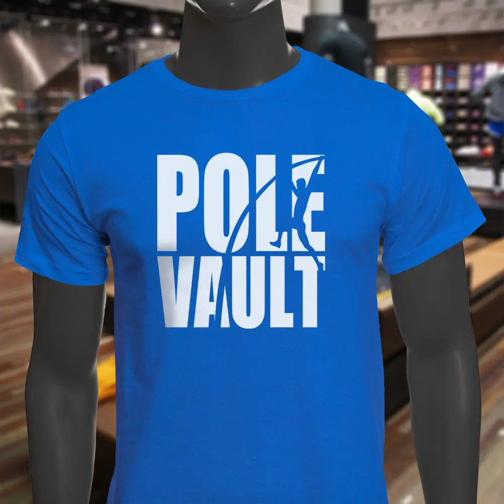 Pole Vault High Jump Vaulter Sport Track Mens T-Shirt Fashion Brand Clothing Men Print Original Fitness T Shirt