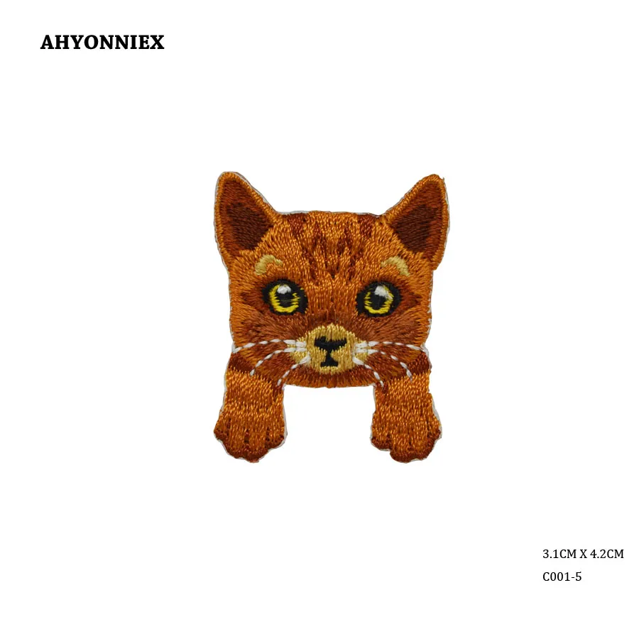 Hyonniex-刺animalパッチ,1ピース,ファッショナブルなアップリケ,DIYパッチ