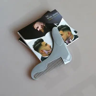 by DHL 200Pcs Professional Beard Shaping Tool Styling Template Shaping Comb for Hair Beard Trim Template Beard Modelling Tools