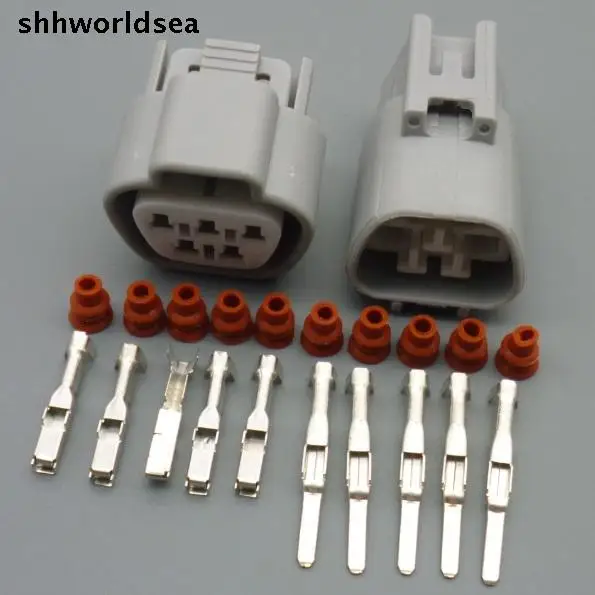 Shhworldsea 5 pin car wiper motor plug Wall auto waterproof electrical Wiper Motor connector for Great Wall for hafei for geely