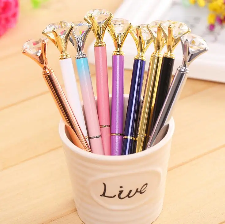 

Free Shipping new arrival diamond pen queen gem crystal gift pen 500pcs SN245