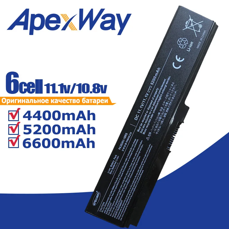 Laptop Battery for Toshiba Satellite Pro C650 C660D L630 L670 U400 U500 C650D C660 L640 T110 T115 U405D T135 U400 U405 A660D