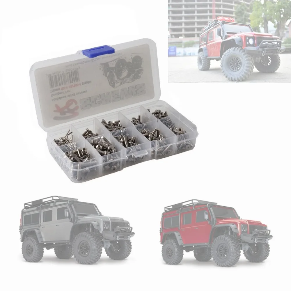 

Model Car Screws Kit w/ Body Shell Clip Pin Hexagon Socket Head Cap Screw Full Set for Traxxas TRX-4 82056-4 1:10 RC Car