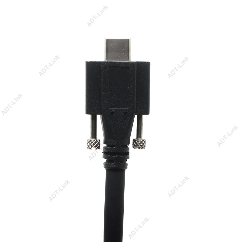 Machine Vision Industrial Camera USB 3.1 Type-c Cable With screw locking USB-C 3.1 Type C For IDS Ximea Imaging Source Camera