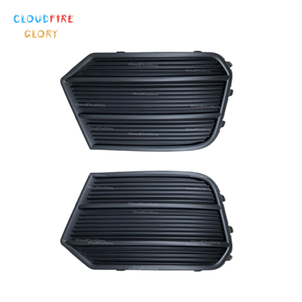 

CloudFireGlory 8U0807681P 8U0807682P Pair Left+Right Lower Bumper Grille Fog Light Grille Bezel For Audi Q3 2016 2017