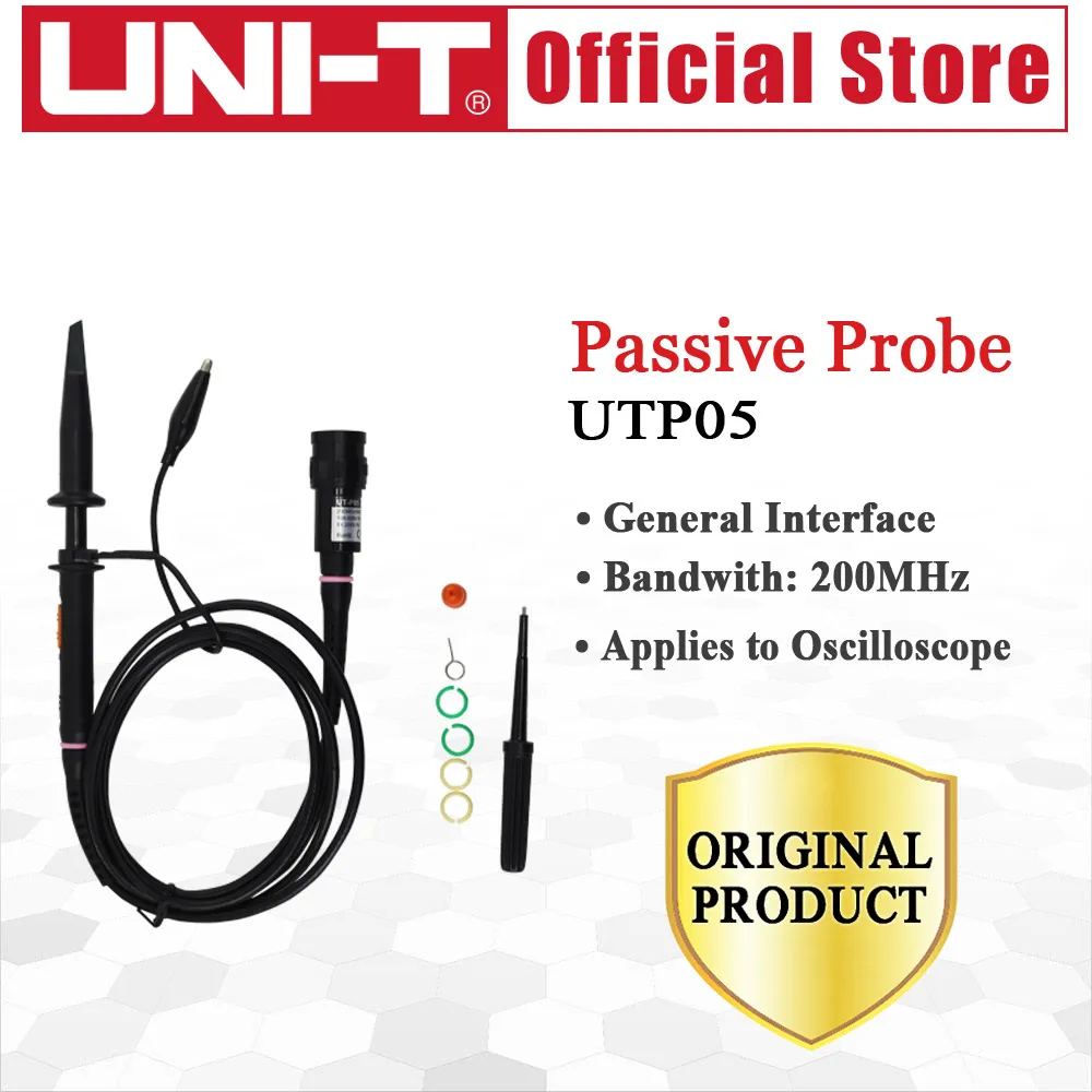 UNI-T UT-P05 Passive probe 200MHz  Applies to UTD2000 series Oscilloscope