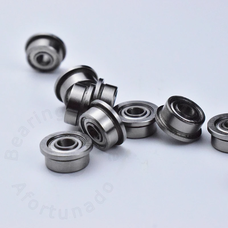 F693ZZ Flange Bearing 10pcs 3*8(9.5)*4mm Chrome Steel Metal Sealed High Speed Mechanical Equipment Parts