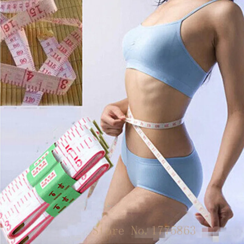 2Pcs random color Soft Tape Measures,Sewing Tailor Body Scale , Plastic Soft Ruler ,Gauging Tools 1.5M  AA7544