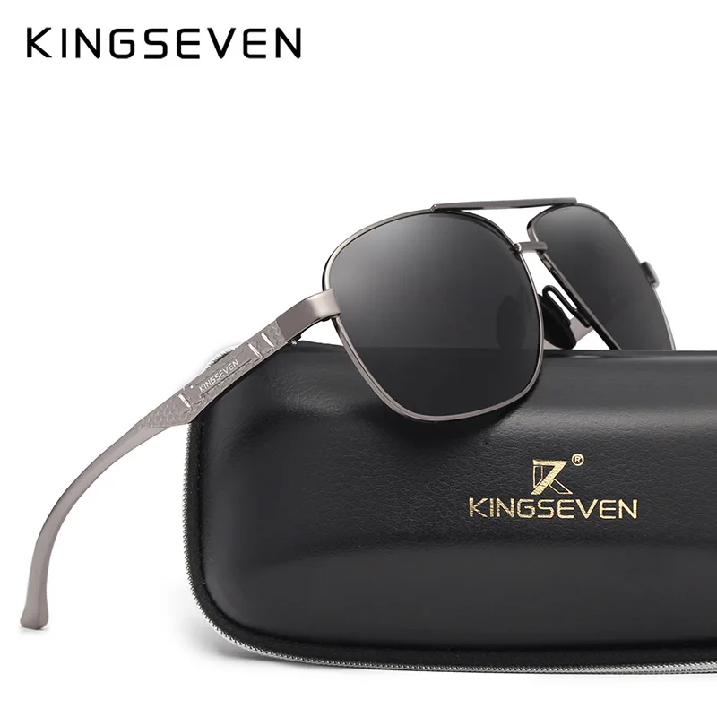 KINGSEVEN Fashion Polarized Sunglasses Men Retro Style Sun Glasses Brand Designer Sports Vacation Glasses For Men - Image 3