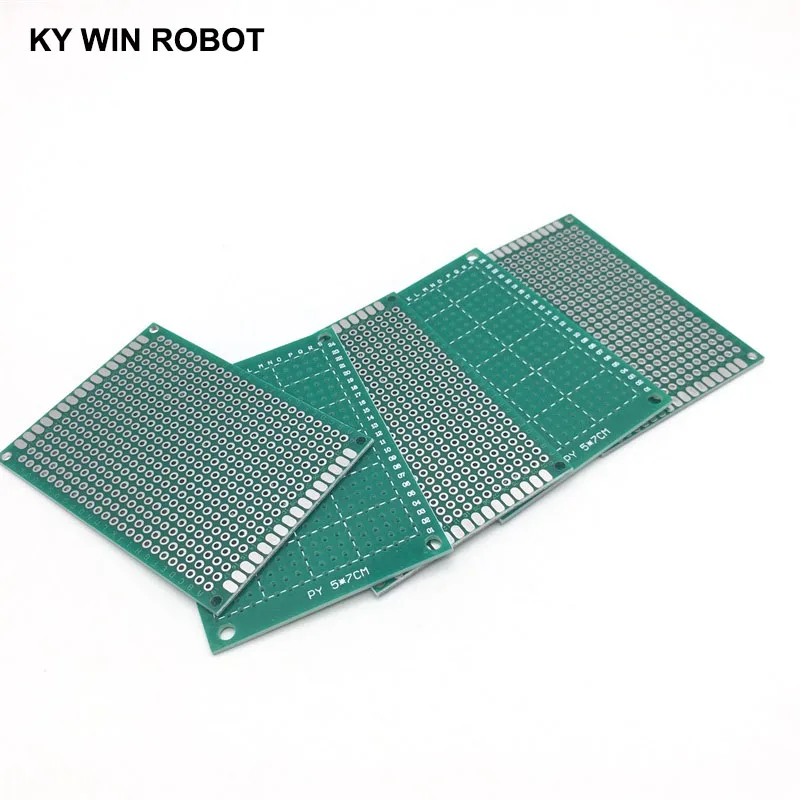 Picture 7: 5pcs 5x7cm 50x70 mm Single Side Prototype PCB Universal Printed Circuit Board Protoboard For Arduino