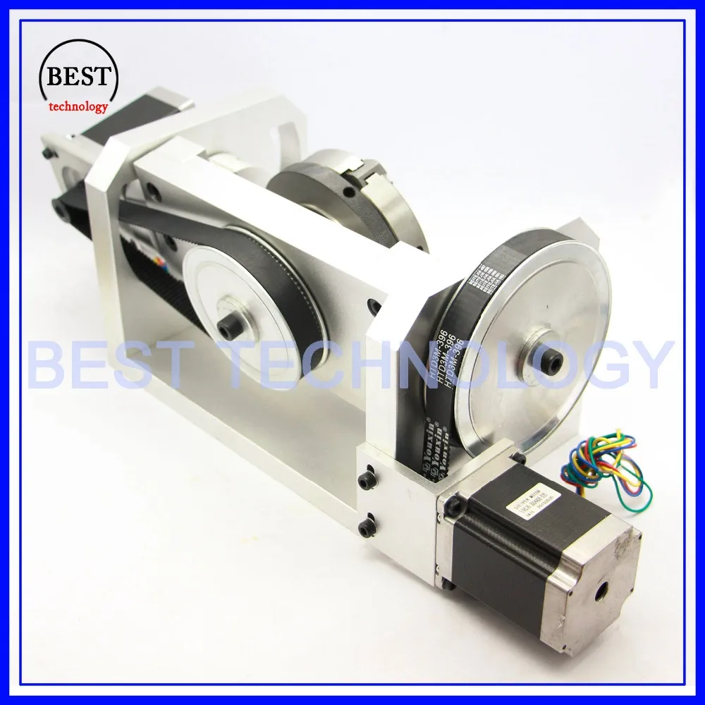 100mm CNC 4th Axis 5th Axis CNC dividing head/Rotation Axis/A axis kit Nema23 for Mini CNC router/engraver woodworking  machine