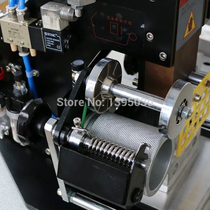 Automatische Stempelen Machine Hoge Snelheid Naam Card Embossing Machine Lederen Logo Rillen Machine ZY-819-B