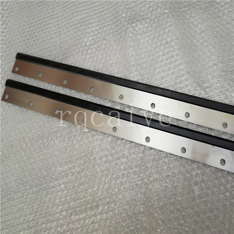 4 Pieces Komori Lithrone 28 AW Wash Up Blade 775mm Width 48,11 Holes Printing Machine Parts