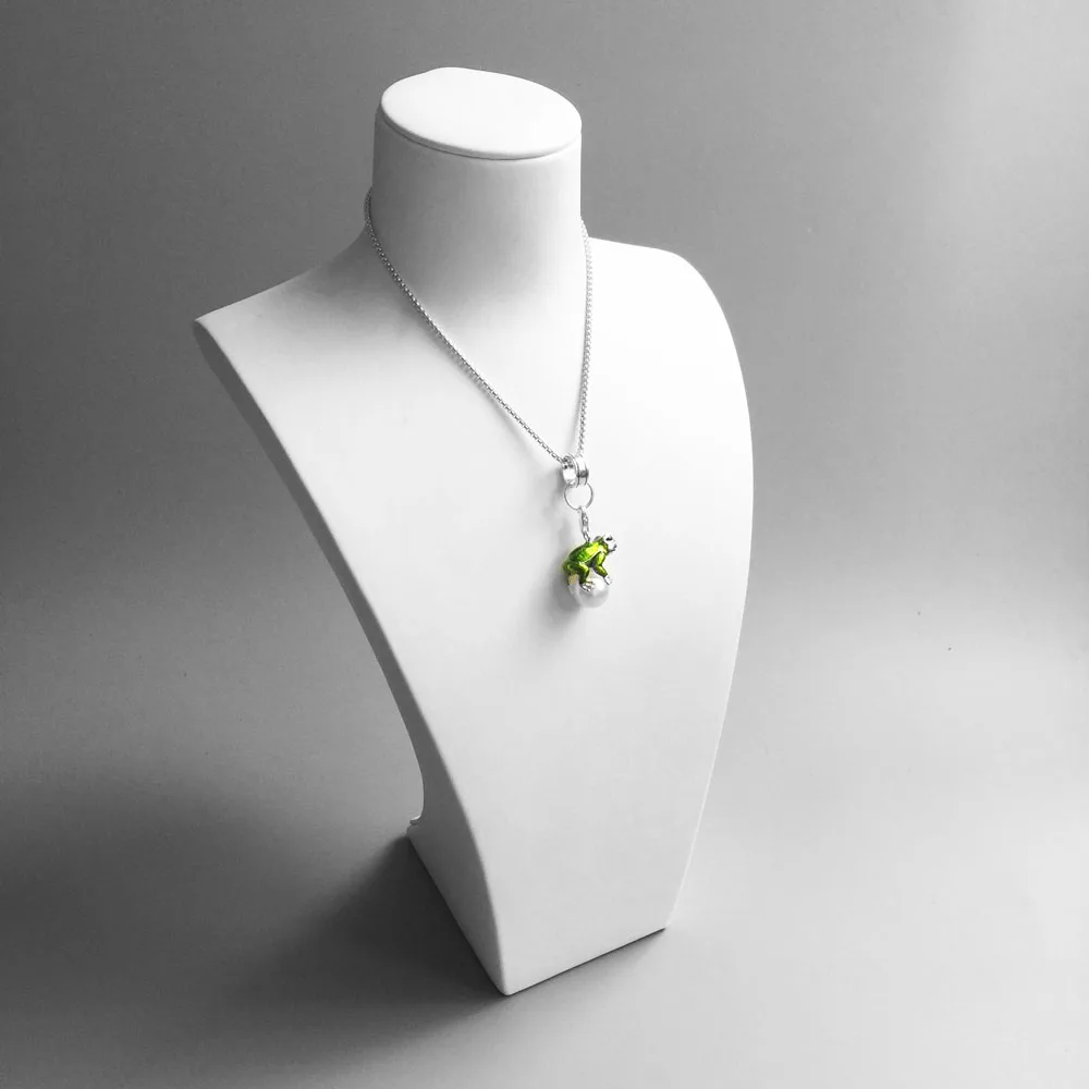 Pendants Teddy Bear Movable Legs Frog Pearl  Polar Turtle Fine 925 Sterling Silver Jewelry Cute Gift For Women Fit Necklace