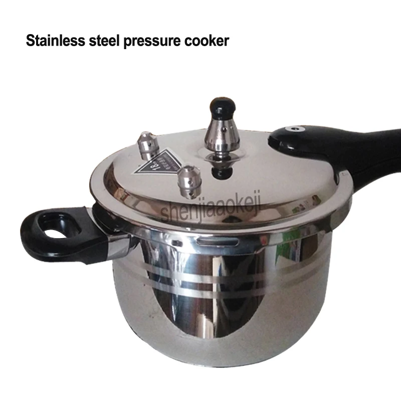 Stainless steel pressure cooker 16cm Cooking Pan 2L Household kitchen stew pot Commercial Pressure cooker stove Kitchenware