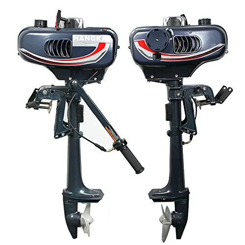 Free Shipping Newest Hangkai 3.5HP Motor Outboard Boat Hook Boat Motor Marine Engine Water Cooled For Fishing Boat