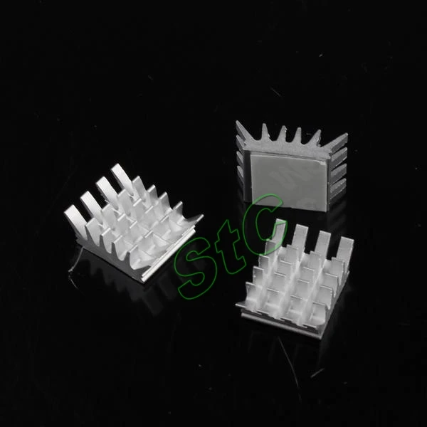 100 Pieces lot  Aluminum Computer VGA Card X8  RAM Memory Cooling Cooler Heatsink