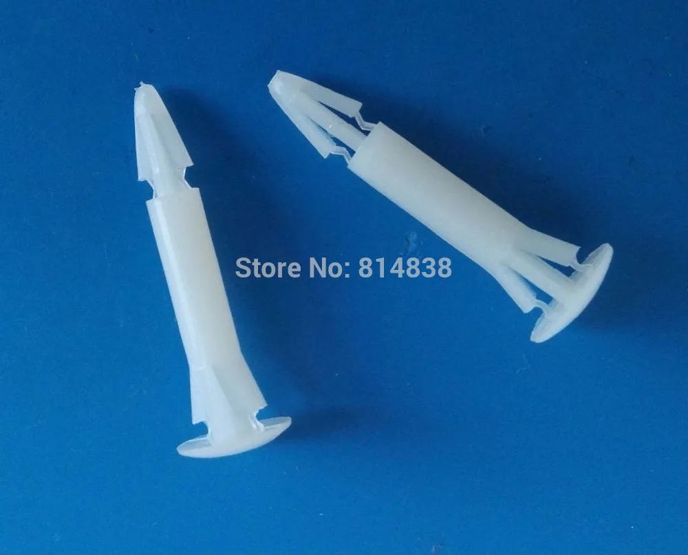 Wkooa RC-8 White Nylon Plastic Rivets Reverse Locking Circuit Board Support Standoff Spacer Plastic Parts For PCB