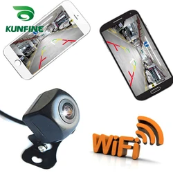 Wireless Car Rear View Camera Parking assistance WIFI Reversing Cam Star Night Vision Mini Body achograph for iPhone and Android