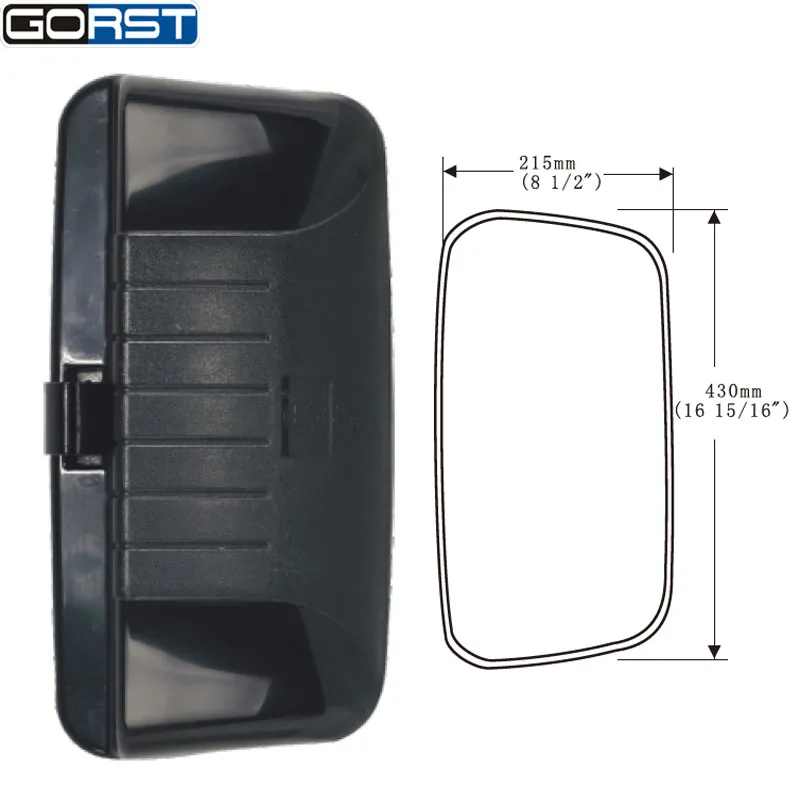 

Automobiles Car-Styling Reflector Rearview Mirror Side Mirror Exterior Assembly rectangle for Dongfeng Sitaier truck