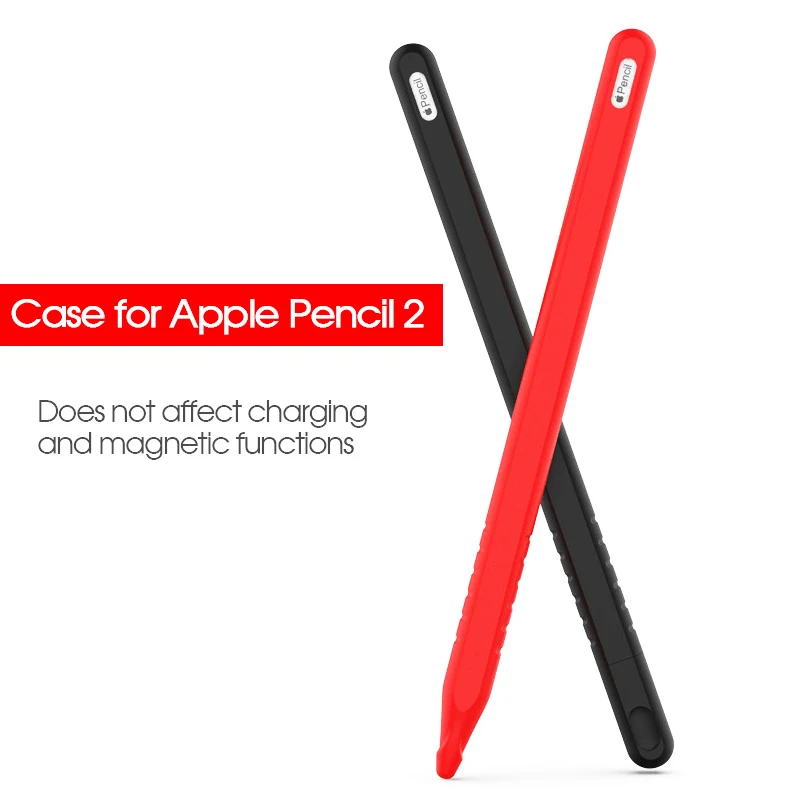 Case For Apple Pencil 2nd Generation For Apple Pencil 2 Holder Premium Silicone Cover Sleeve For iPad 2018 Pro 12.9 11 inch Pen