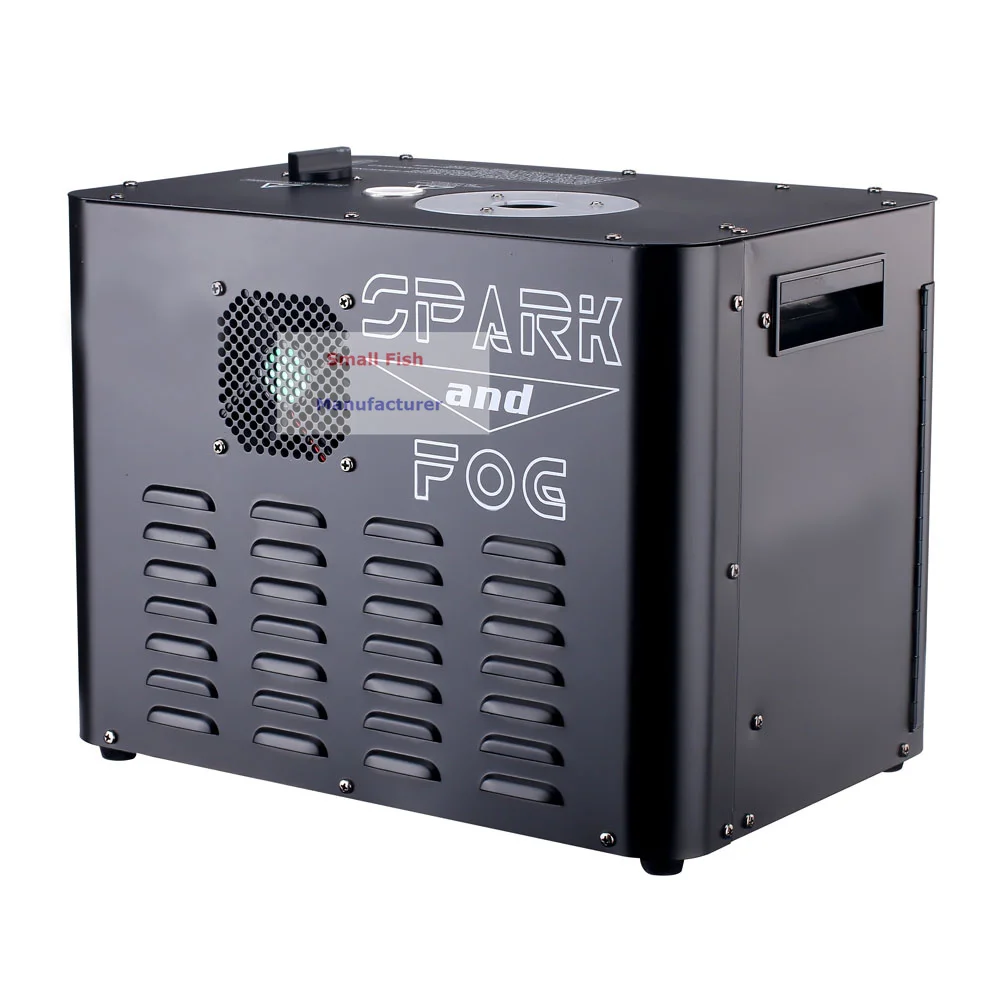 2300W de alta Qualidade Faísca Máquina De Fumaça LEVOU Vela de Fogo De Artifício Frio Sparkular Máquina DMX/Controle Remoto Stage Fogger Máquina para o NATAL