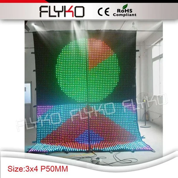p5 4x3m indoor led video wall display led display