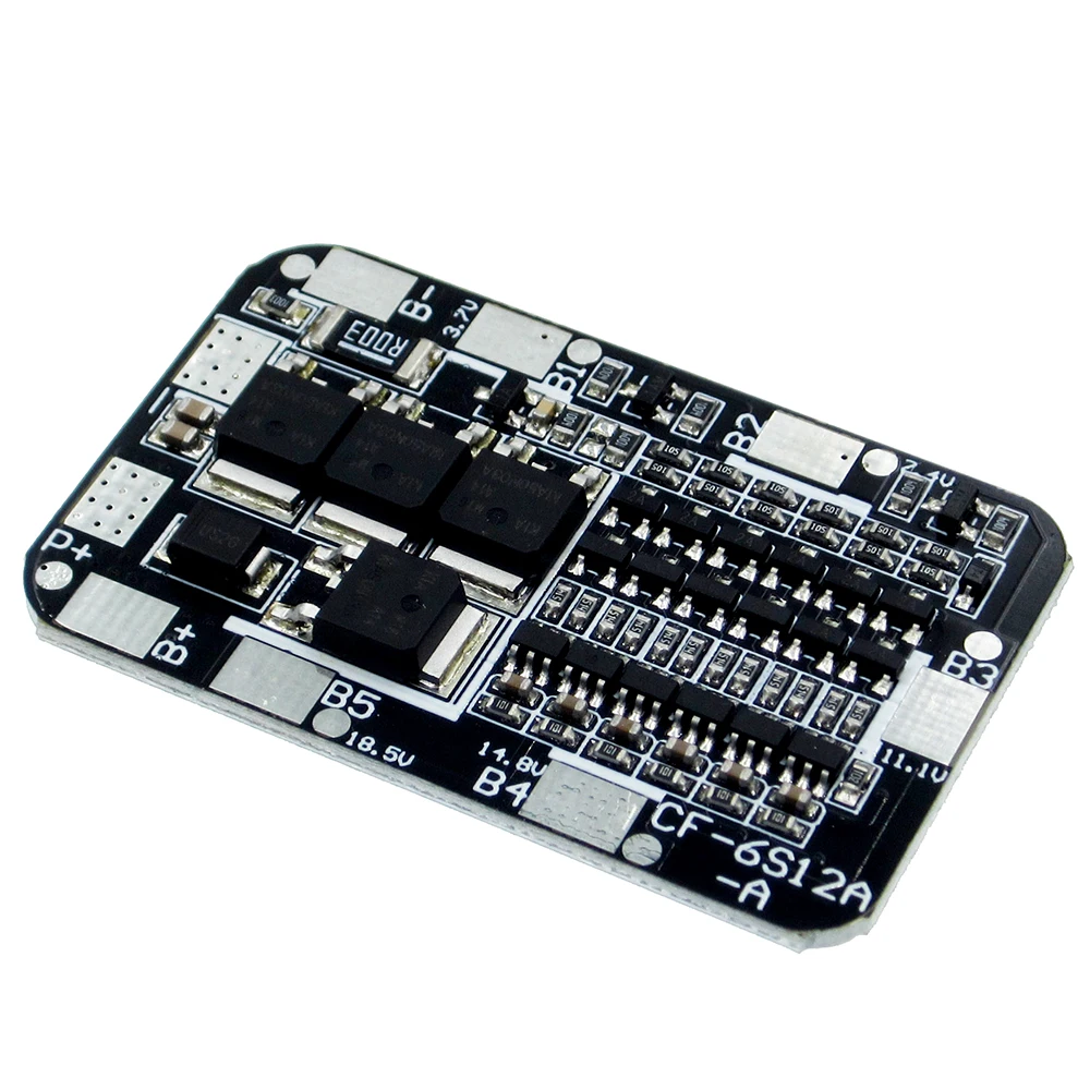 1pcs New Arrival 6S 15A 24V PCB BMS Protection Board For 6 Pack 18650 Li-ion Lithium Battery Cell Module