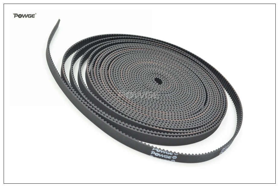 POWGE 2meters GT2 Timing Belt Width=6mm Fit GT2 Pulley GT2-6 Rubber 2GT 6 Open Timing Belt 3D Printer Accessory High Quanlity