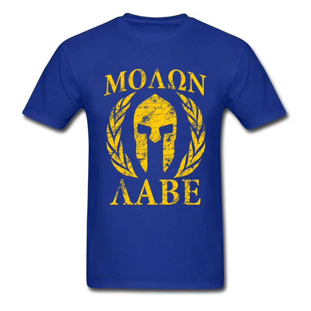 Molon Labe Spartan T Shirt Make T-shirt Men Clothing Vintage Chic Tops Black Yellow Tees O Neck Cotton Tshirt Come And Take