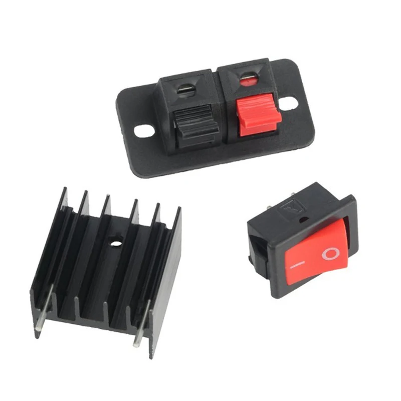 LM317 DIY ชุด1A DC 5V-35V Step-Down โมดูล AC/DC แรงดันไฟฟ้า Regulator พร้อมสวิตช์เปิด/ปิด