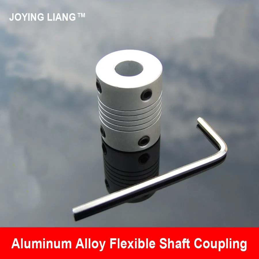 3mm-10mm Aluminum Alloy Flexible Shaft Coupling 19mm Daimeter 25mm Height Winding Encoder Motor Shafts Toy Shaft Couples