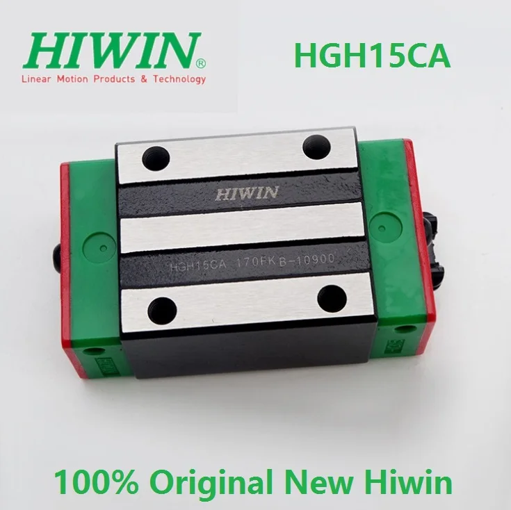 1pcs 100% original Hiwin rail HGR15 -L 1800mm + 2pcs HGH15CA linear blocks for cnc router