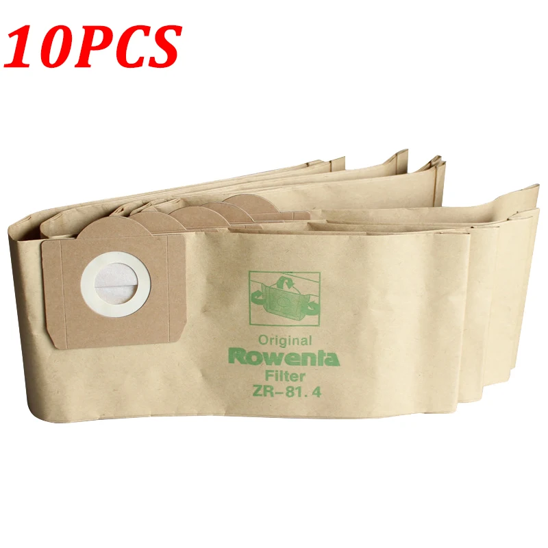 10PCS Dust Bags Filter for Karcher MV3 WD3 WD3200 WD3300 A2204 A2656 Vacuum Cleaner Paper Bags For Rowenta RB88 RU100 RU101