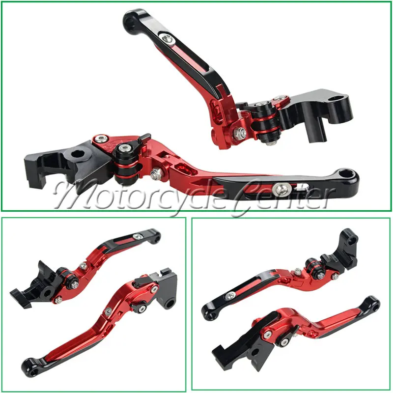 Motocicleta cnc dobrável extensíveis alavancas de embreagem do freio para ducati 1199 1299 v4 v2 899 959 panigale/s/r 848/evo 999/s/r s4rs