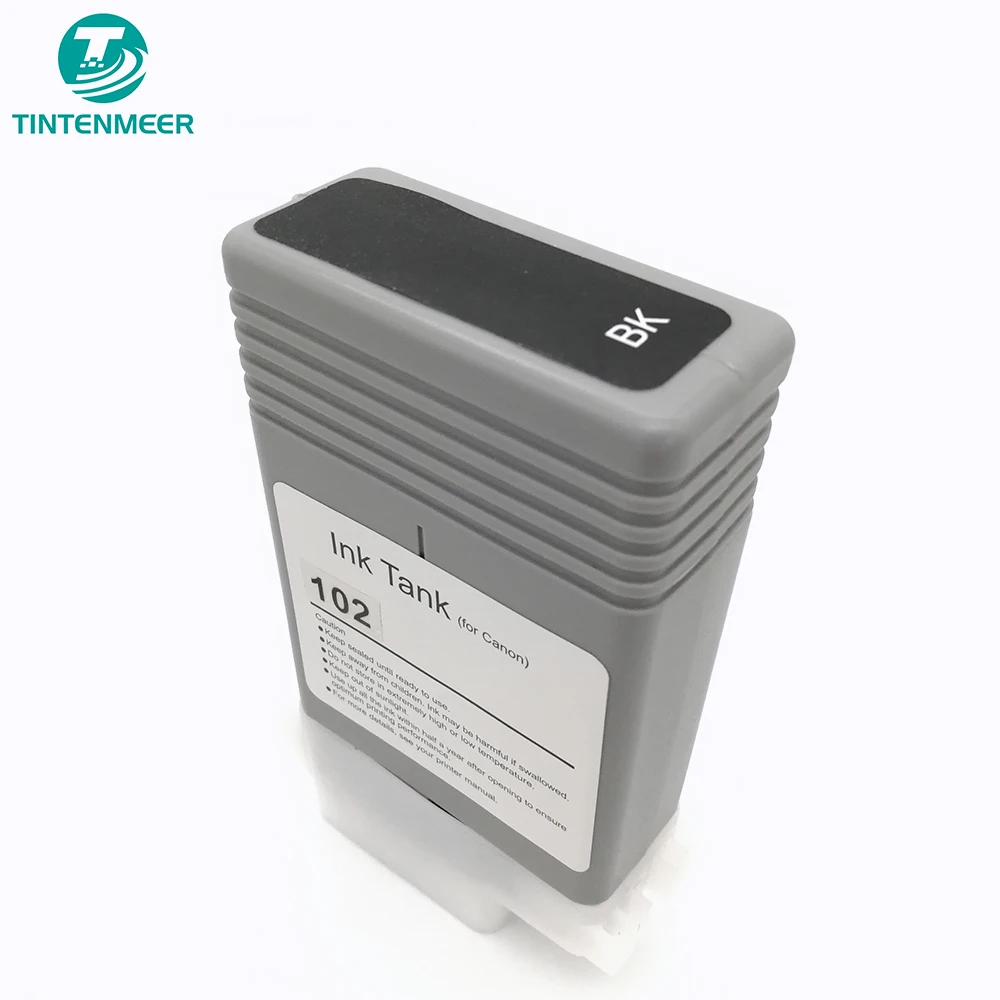 TINTENMEER INK CARTRIDGE PFI-102 PFI 102 BLACK COMPATIBLE FOR CANON IPF500 IPF510 IPF600 IPF605 IPF610 IPF650 IPF655 PRINTER