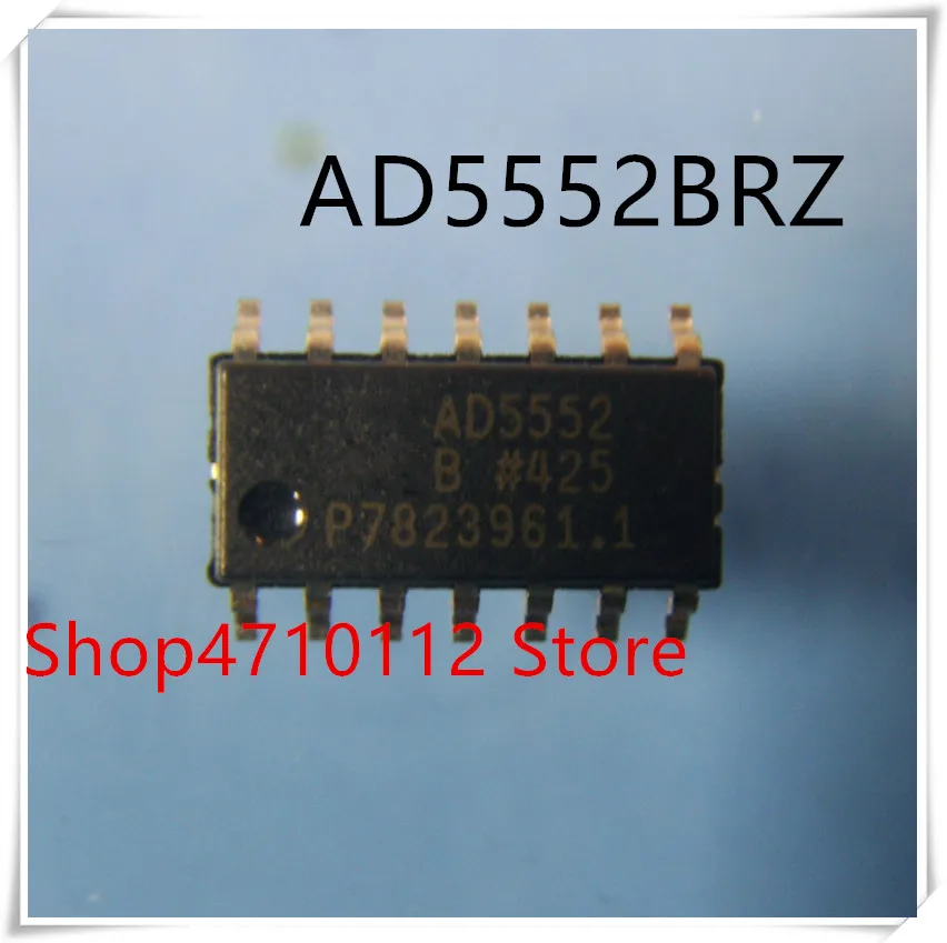 

Новинка, 5 шт./лот AD5552BRZ AD5552BR AD5552B AD5552 лапками углублением SOP-14 IC