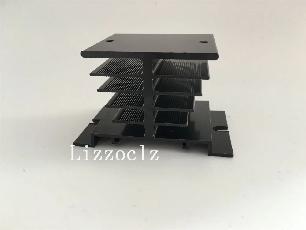 Aluminum Alloy Heat Sink DIN Nail Mount for SSR-25DA 40DA Solid State Relay