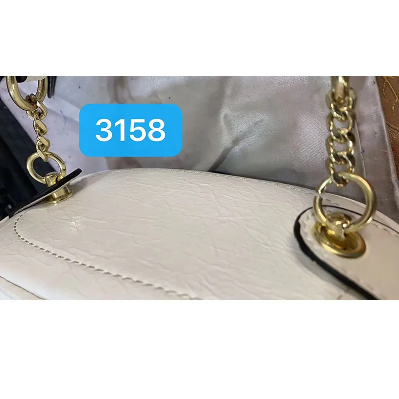 

Gold Purse handbag edge strap connector strap anchors