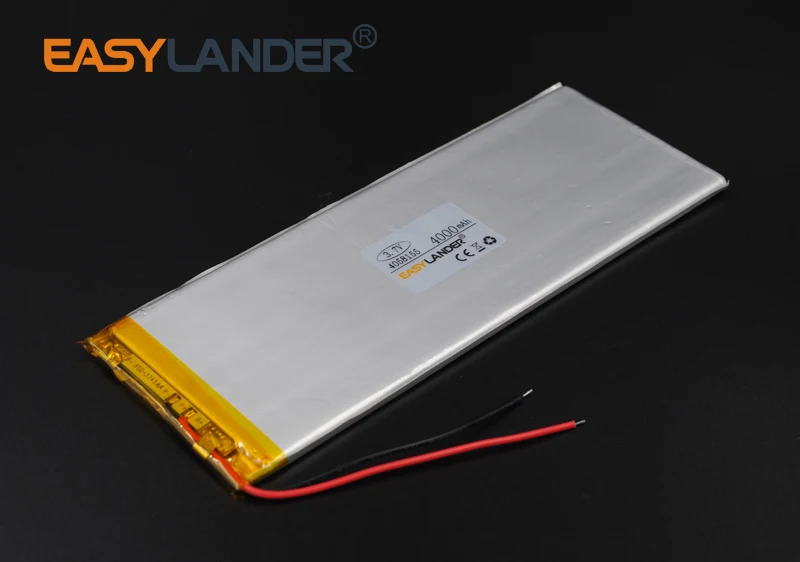 

3,7 V 4000mAh 4058155 перезаряжаемый литий-полимерный литий-ионный аккумулятор для планшета средняя панель электронная книга банк питания Портативный потребитель